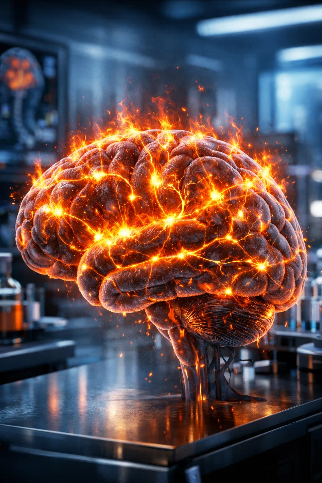 Illustration of a possible neural mechanism behind persistent ringing